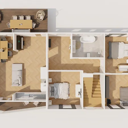 Exklusives 212 Qm Mit 2 - Garten, Grill & Sauna! Schauenburg