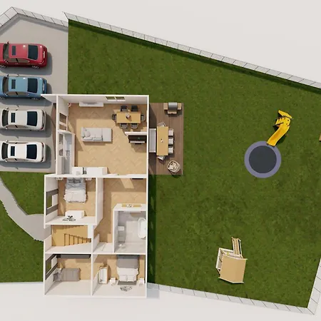 Premium Feelgood - 212 Qm - Sauna, Garten, Terrasse & Grill - Bis Zu 13 Gaeste - 2 - Ideal Fuer Familien & Gruppen *