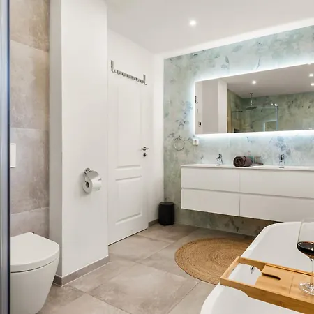 아파트 Premium Feelgood Ferienhaus - 212 Qm - Sauna, Garten, Terrasse & Grill - Bis Zu 12 Gaeste - 2 Apartments - Ideal Fuer Familien & Gruppen 쇼엔부르크