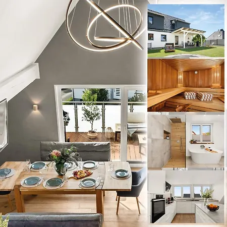 Premium Feelgood - 212 Qm - Sauna, Garten, Terrasse & Grill - Bis Zu 13 Gaeste - 2 - Ideal Fuer Familien & Gruppen Apartment *