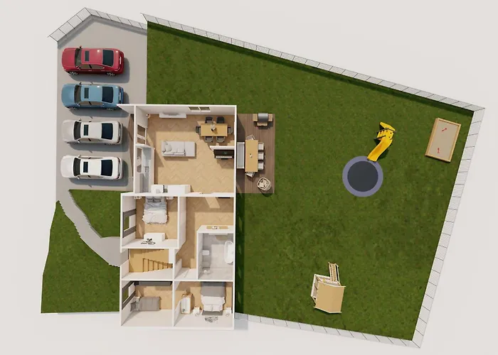 Feelgood - 212 Qm Mit Sauna, Garten, Terrasse, Grill - 2 - Fuer Familien & Gruppen - Mitten In Deutschland *